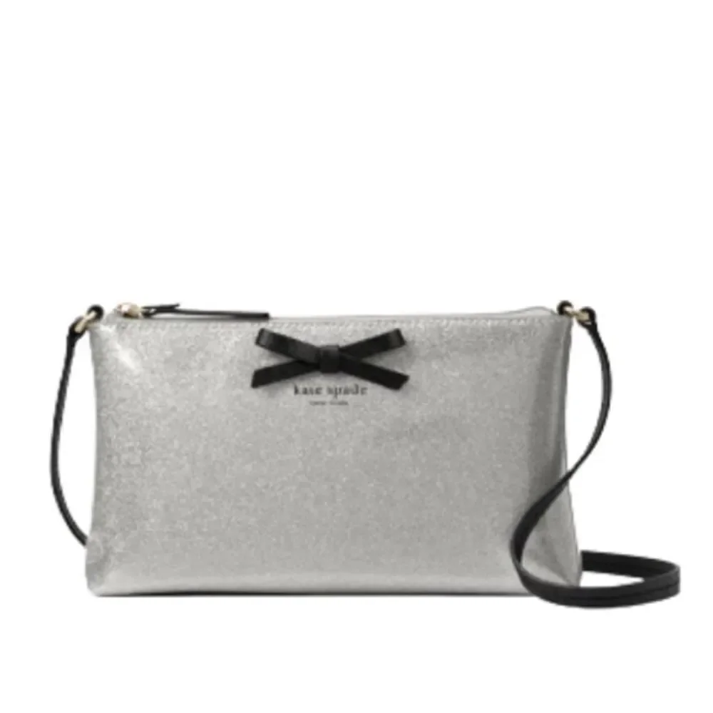 KATE SPADE New York - Amy Mavis Street Silver Glitter Crossbody Bag